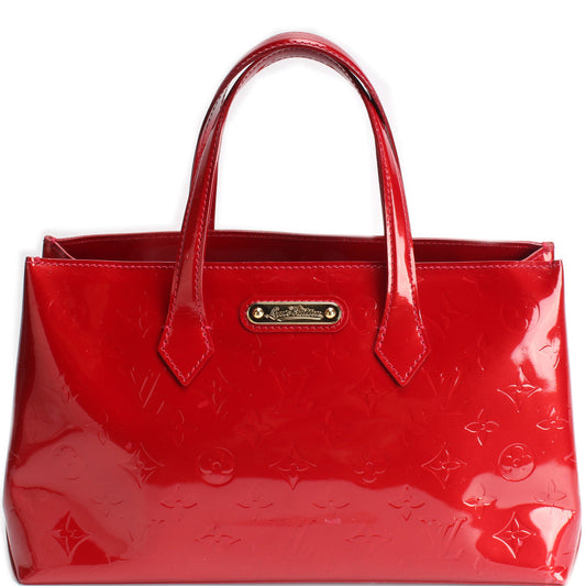 Louis Vuitton Wilshire PM Vernis Handbag Vernis 6