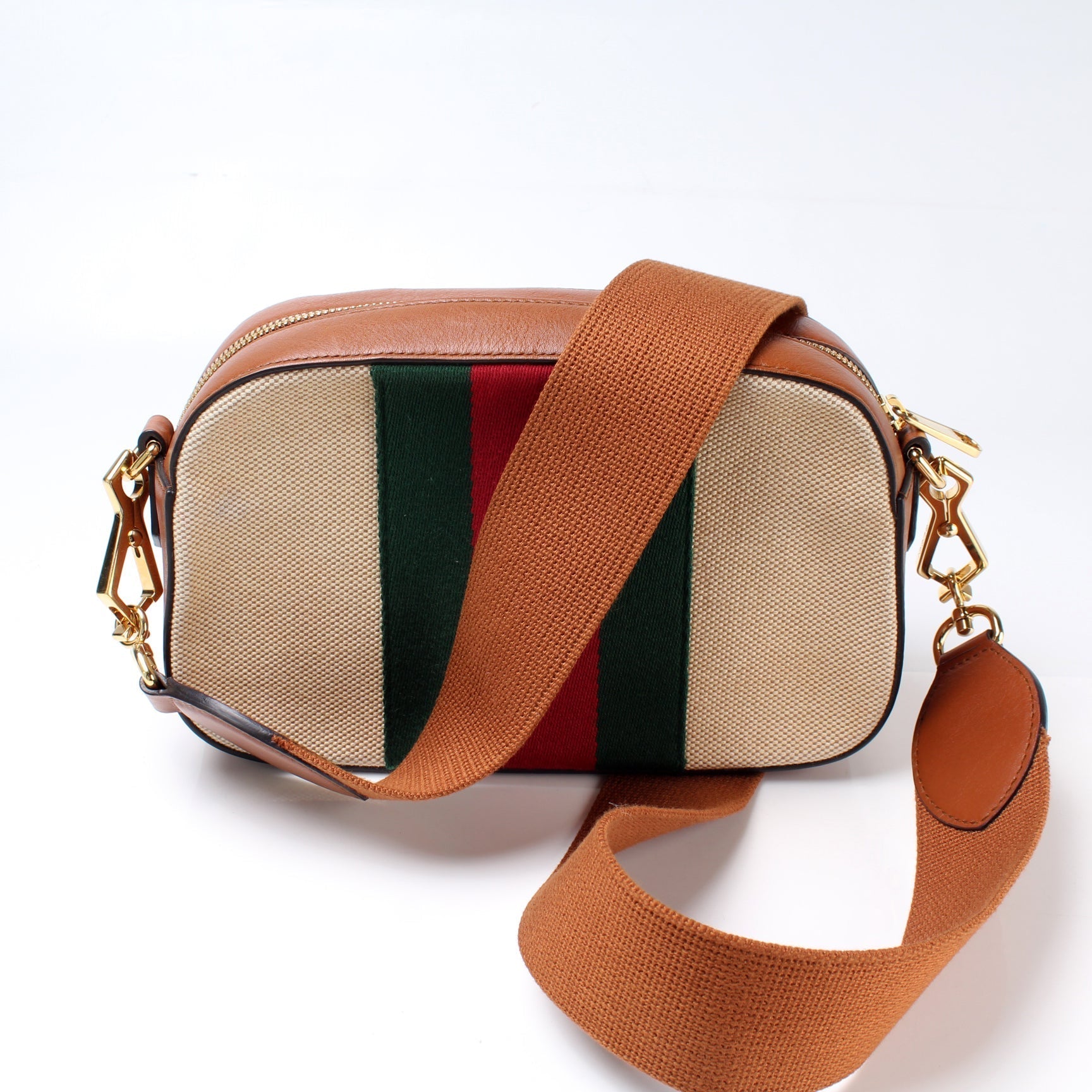Gucci Web Camera Crossbody Bag