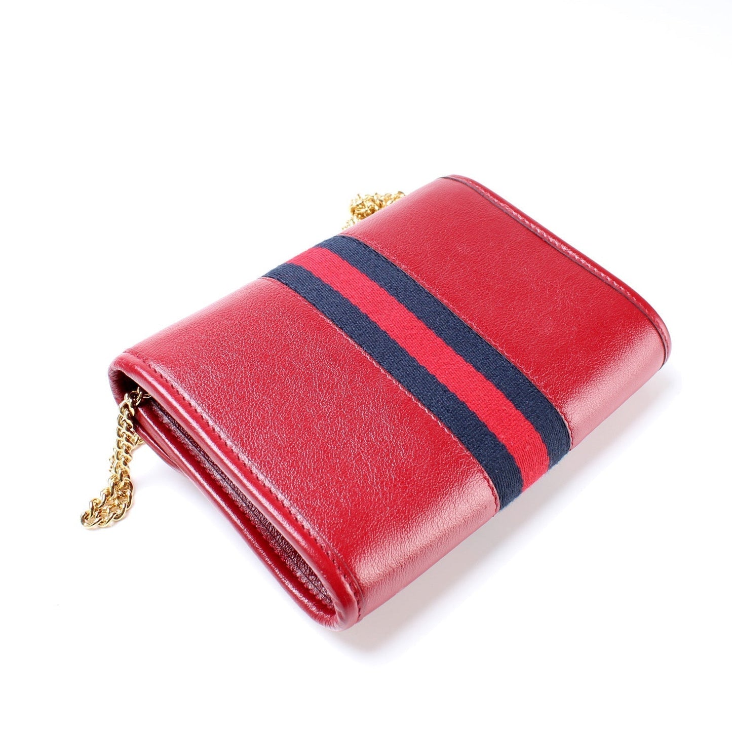 Gucci Rajah Web Bag Leather Mini Travel Bag