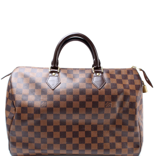 Louis Vuitton Speedy 35 Ebene Damier Handbag Ebene 22