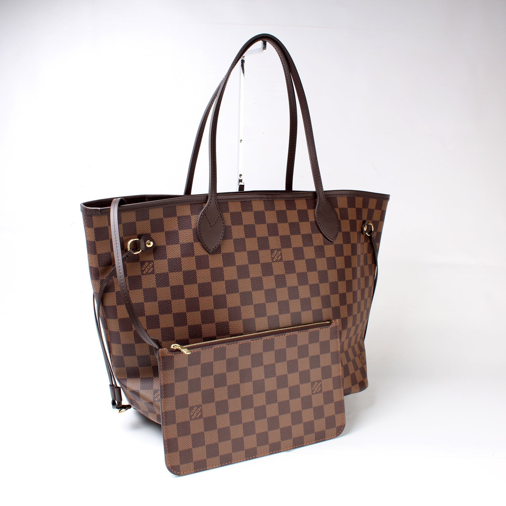 Louis Vuitton Neverfull w MM Ebene Damier Wallet Case Ebene 4