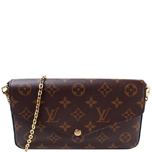 Louis Vuitton Pochette Felicie Monogram Clutch Bag Monogram 62