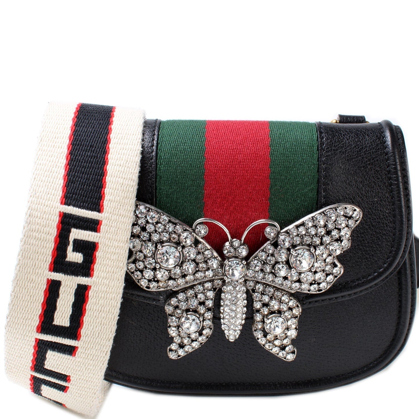 Gucci Totem Crystal Butterfly Tote Bag