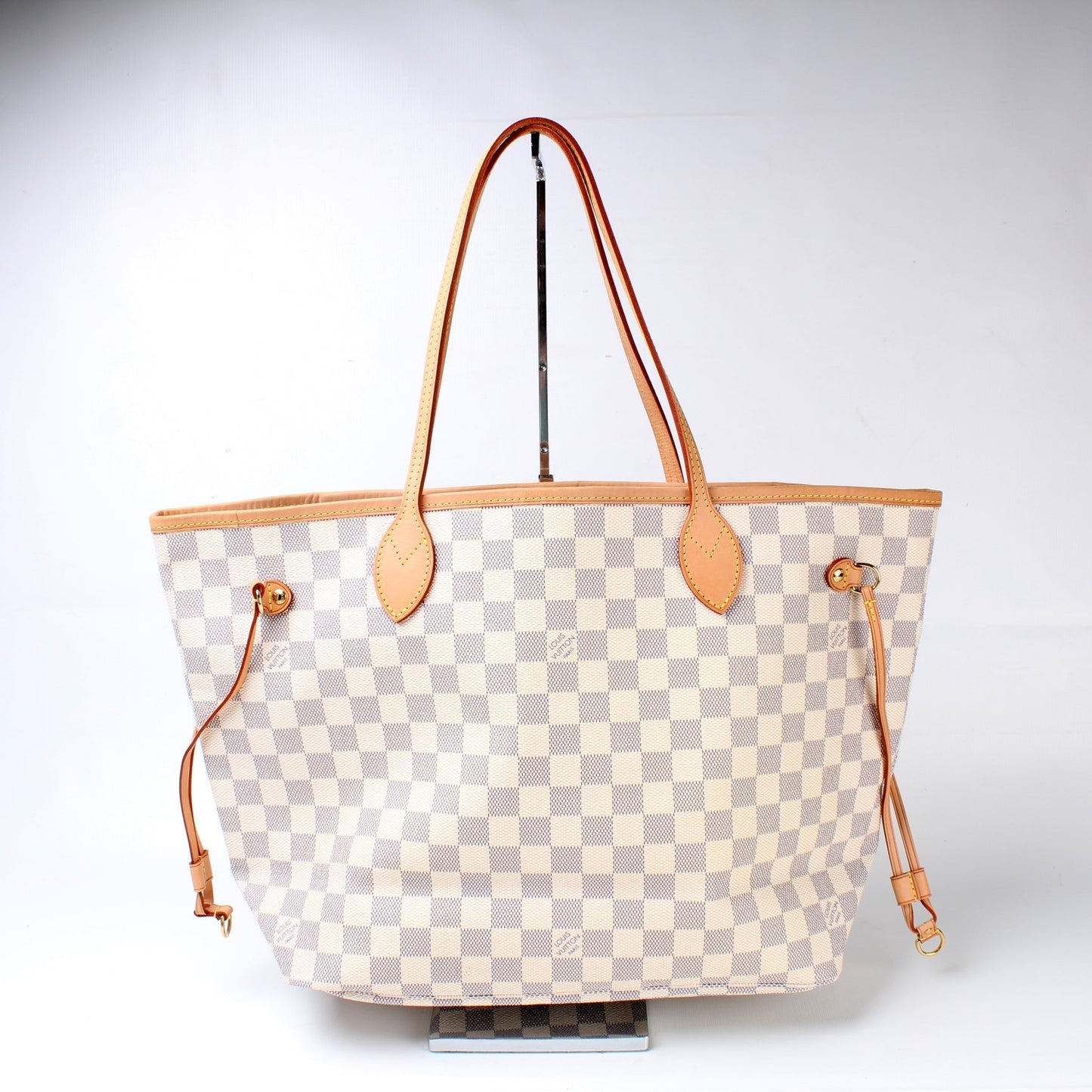 Louis Vuitton Neverfull MM Azur Damier Tote Bag Azur 79