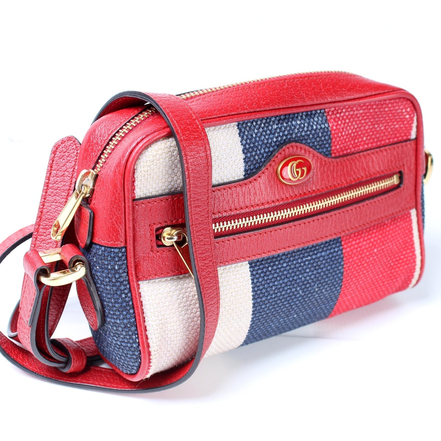 Gucci Stripe Ophidia Canvas Mini Travel Bag Ophidia 1