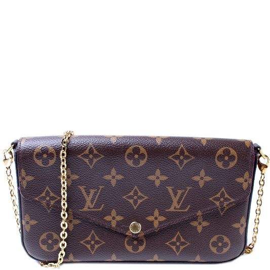 Louis Vuitton Pochette Felicie Monogram Clutch Bag Monogram 63