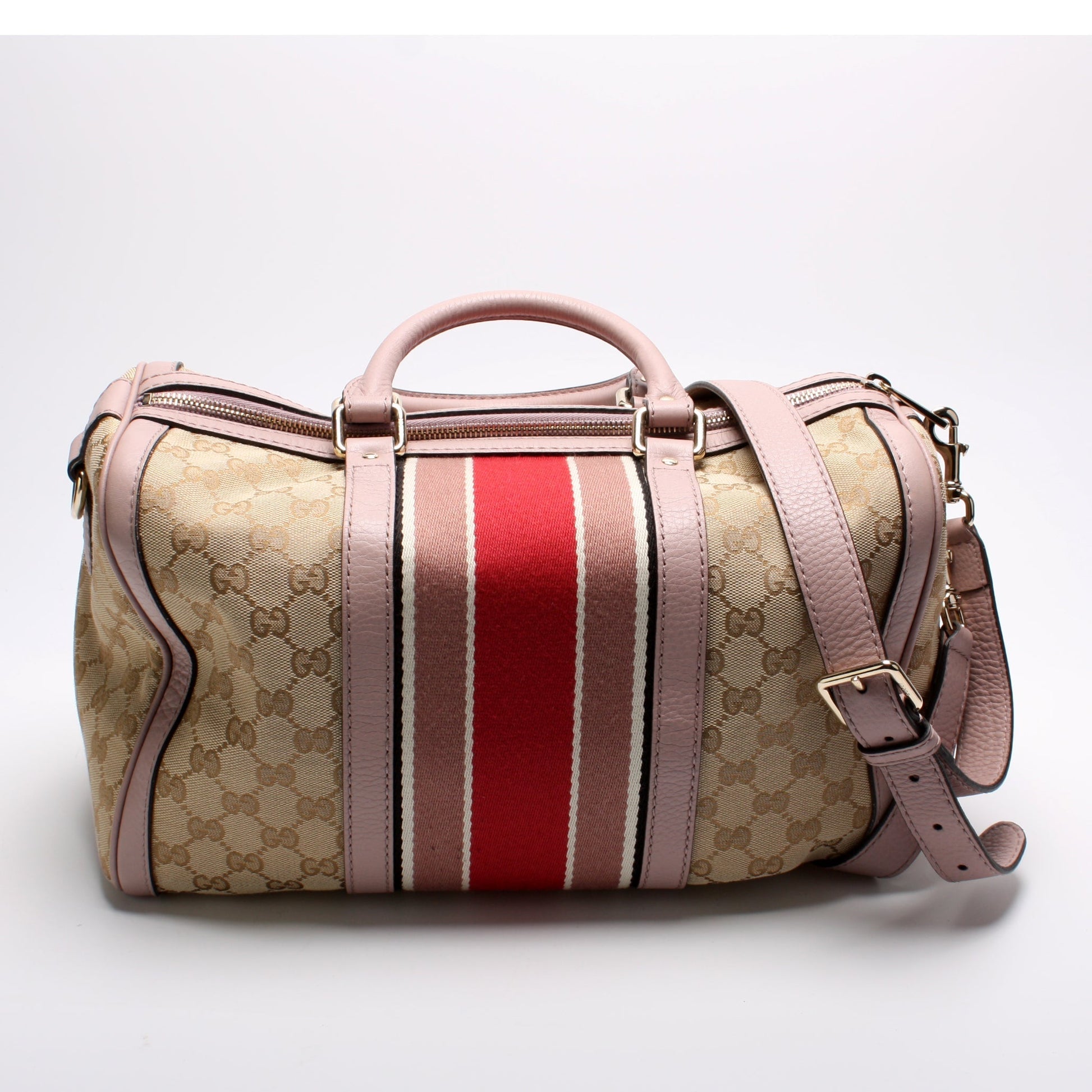 Gucci Boston Canvas Travel Bag Canvas 10