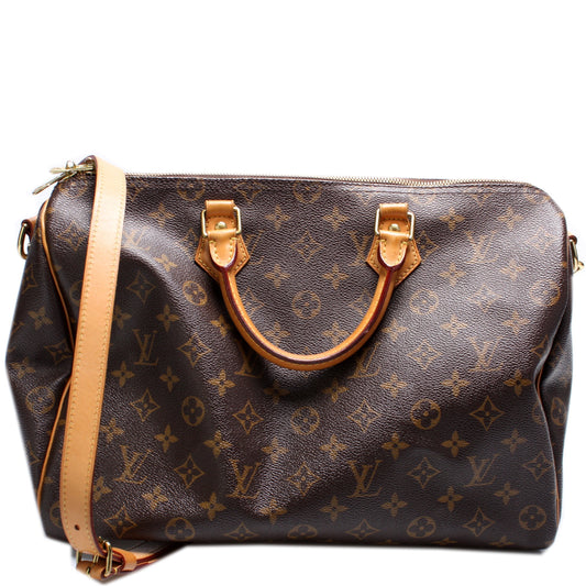 Louis Vuitton Speedy 35 Bandouliere Monogram Handbag Monogram 6