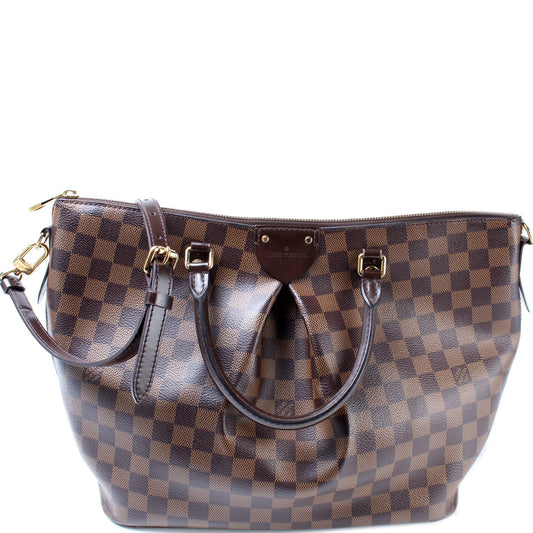 Louis Vuitton Siena Ebene GM Damier Handbag