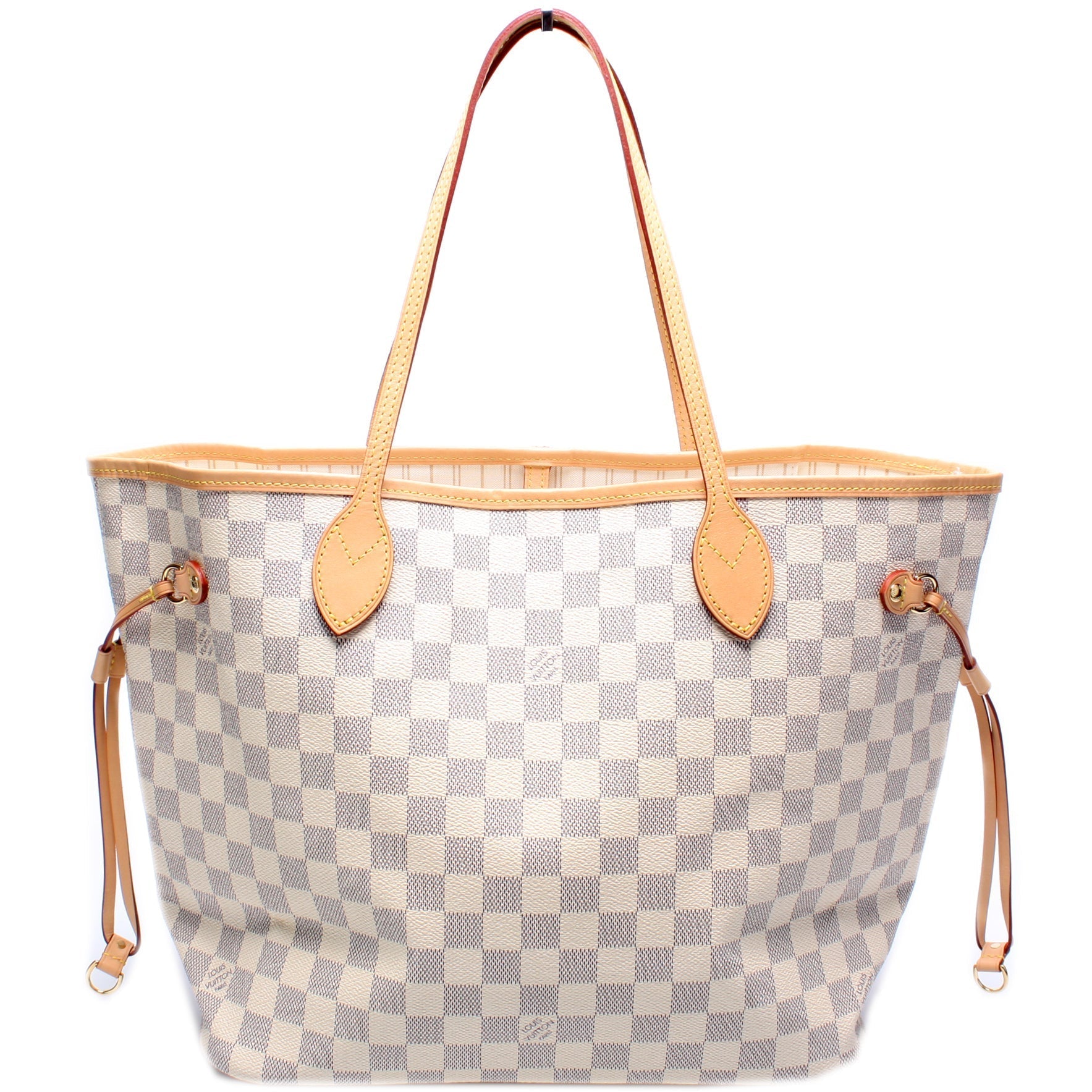Louis Vuitton Neverfull MM Azur Damier Tote Bag Azur 88