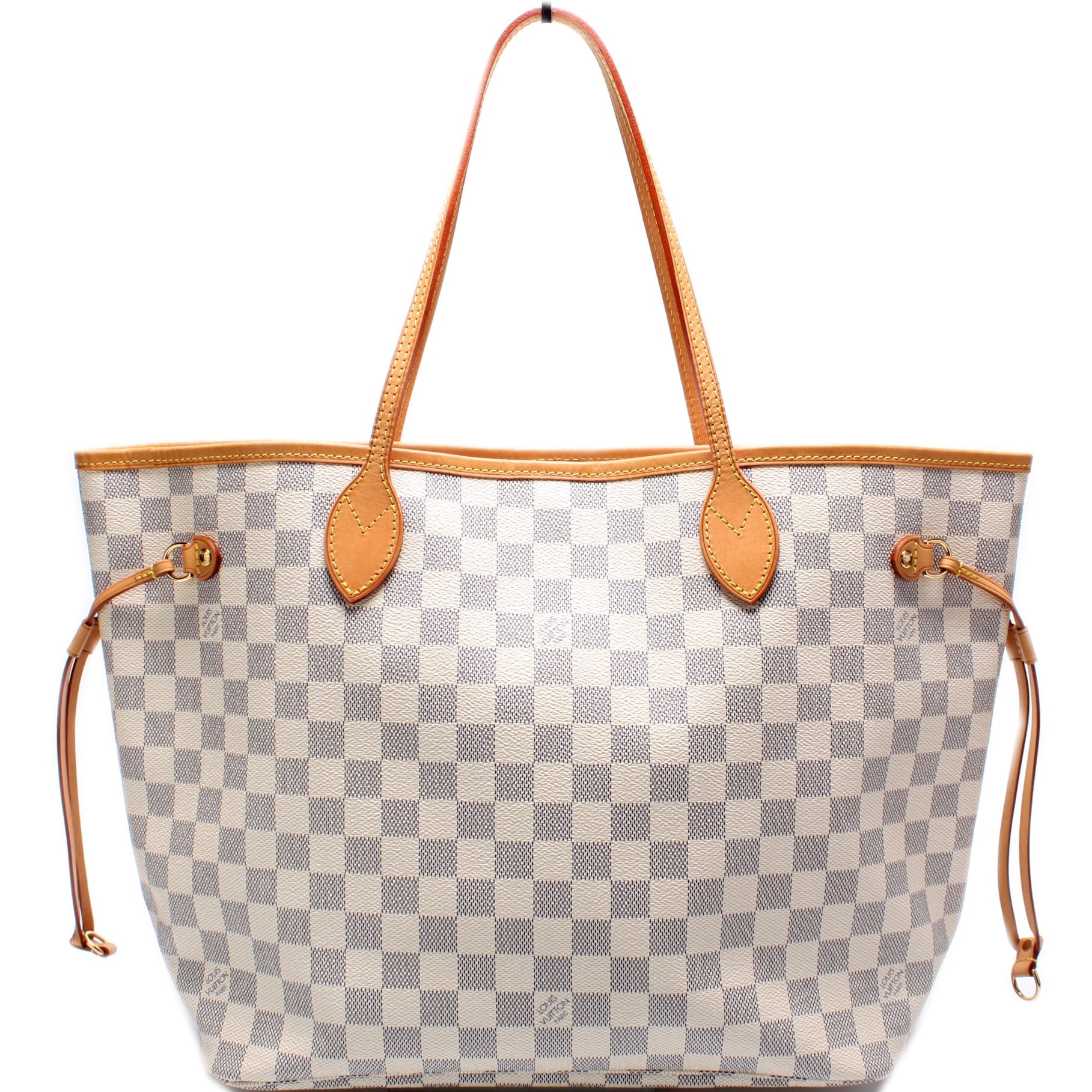 Louis Vuitton Neverfull MM Azur Damier Tote Bag Azur 89