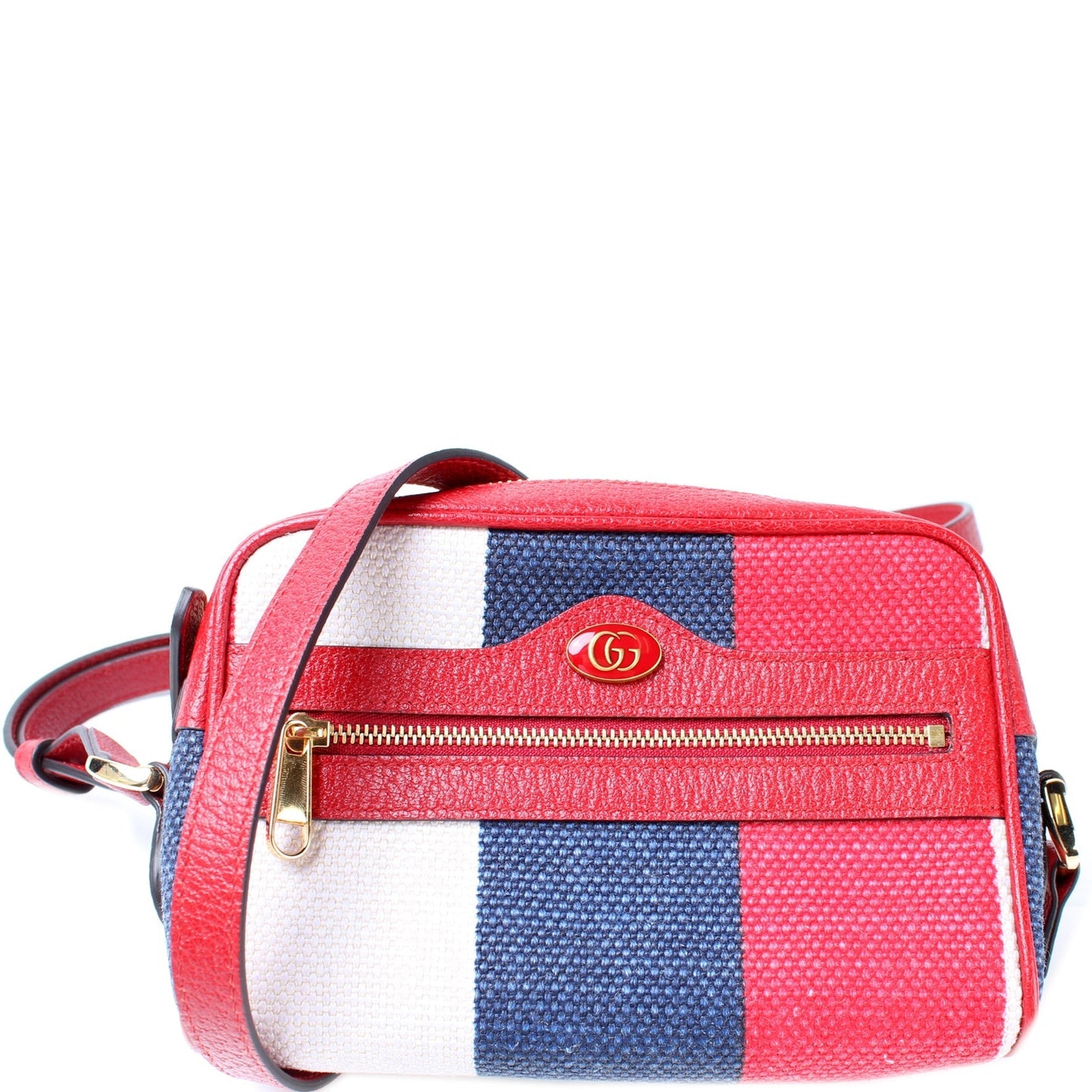 Gucci Stripe Ophidia Canvas Mini Travel Bag