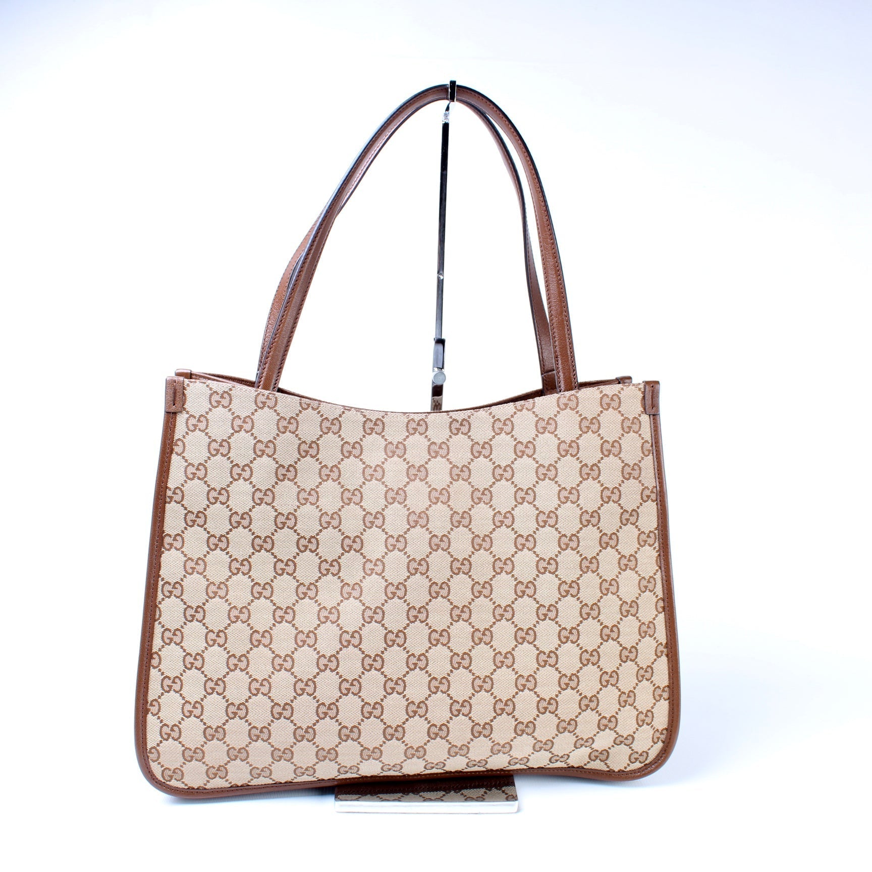 Gucci GG Horsebit Canvas Tote Bag
