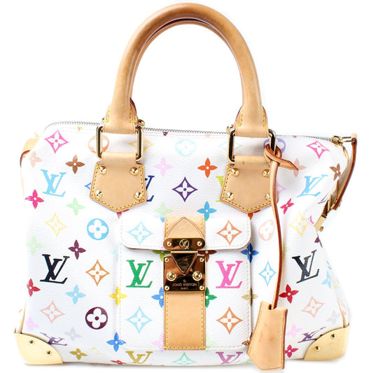 Louis Vuitton Speedy 30 Monogram Multicolor Handbag Monogram 5