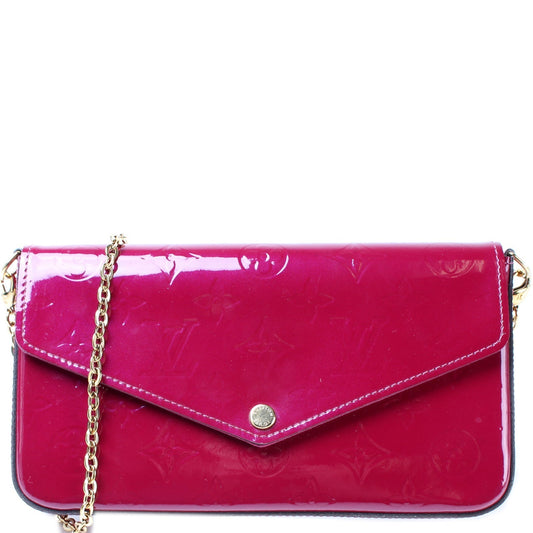 Louis Vuitton Pochette Felicie Vernis Clutch Bag Vernis 5