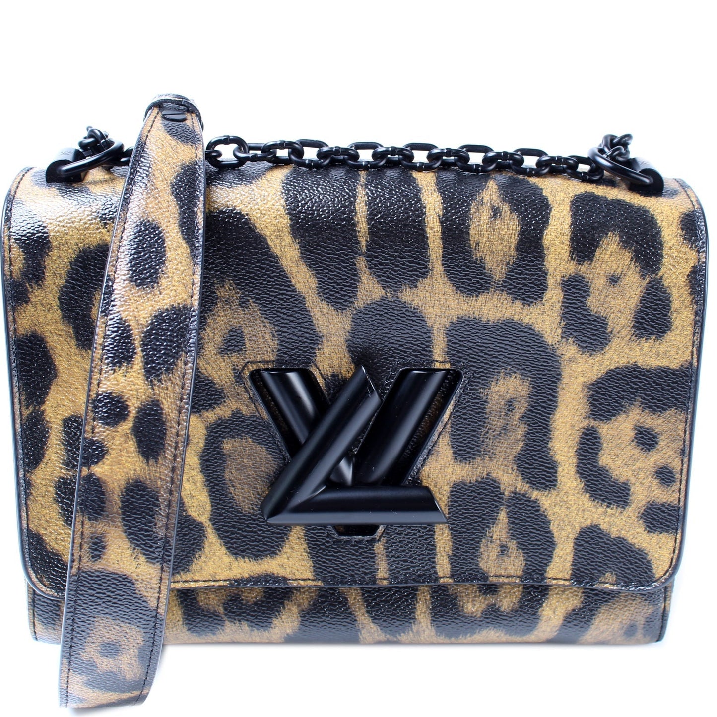 Louis Vuitton Twist Leopard MM Handbag
