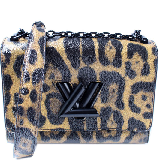 Louis Vuitton Twist Leopard MM Handbag