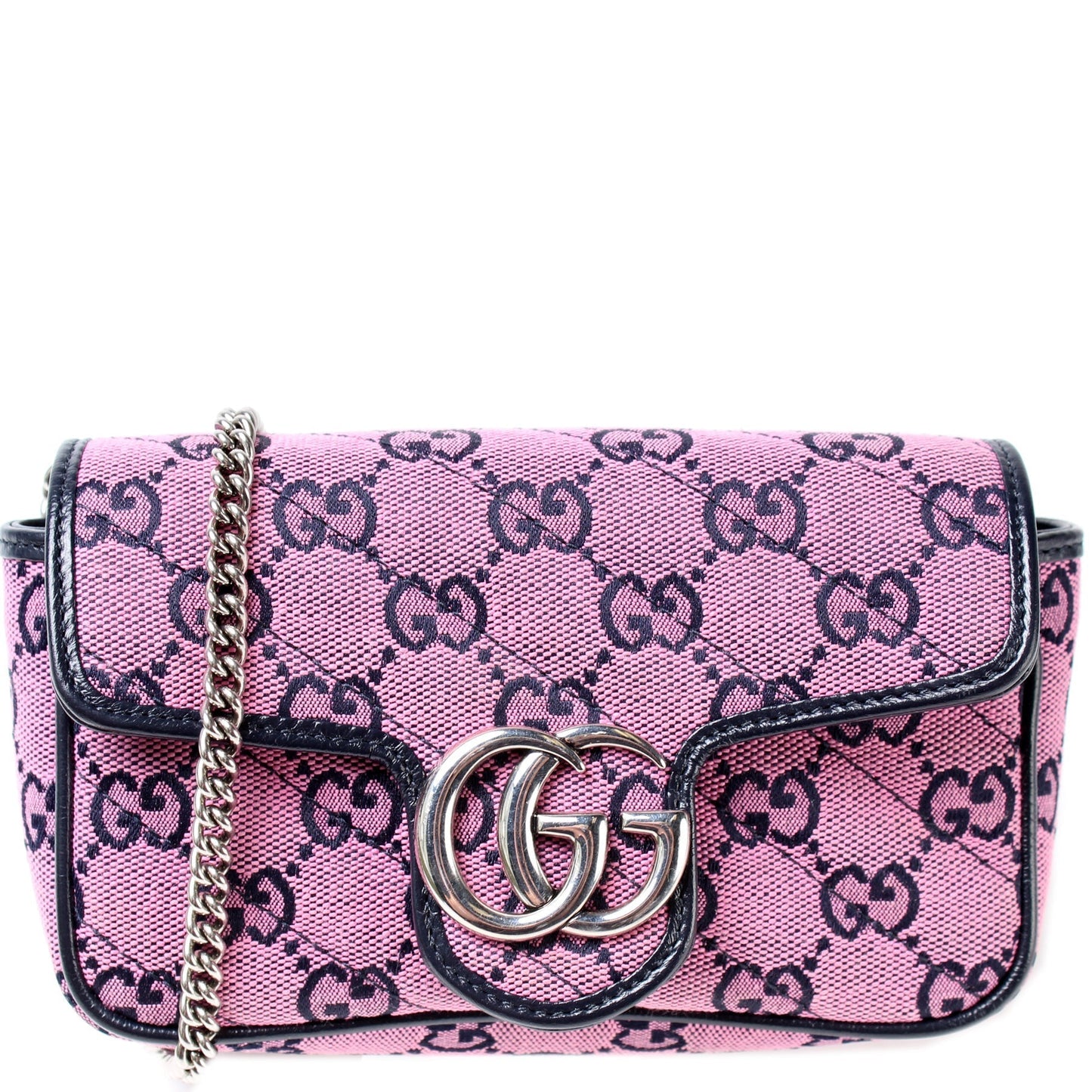 Gucci Marmont Canvas Mini Flap Travel Bag