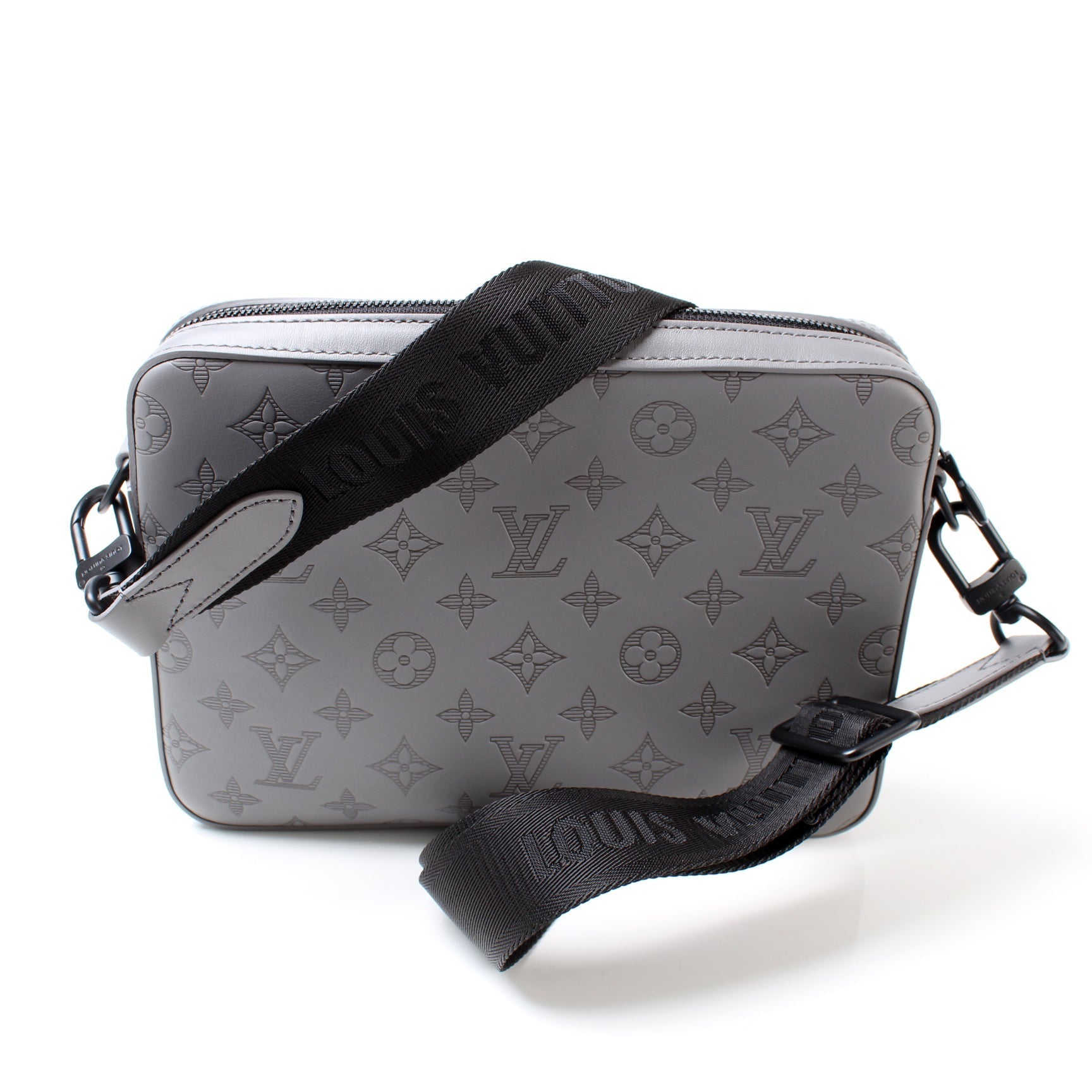 Louis Vuitton Duo Messenger Shadow Monogram Leather Crossbody Bag Leather 3