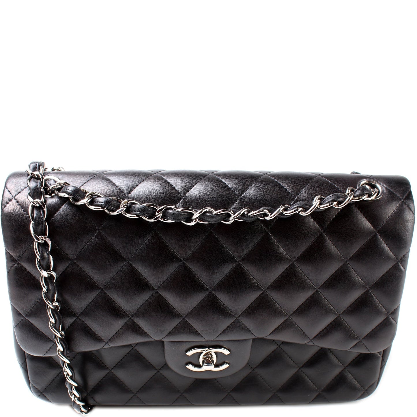 Chanel Classic Flap Jumbo Lambskin 17-20M Handbag