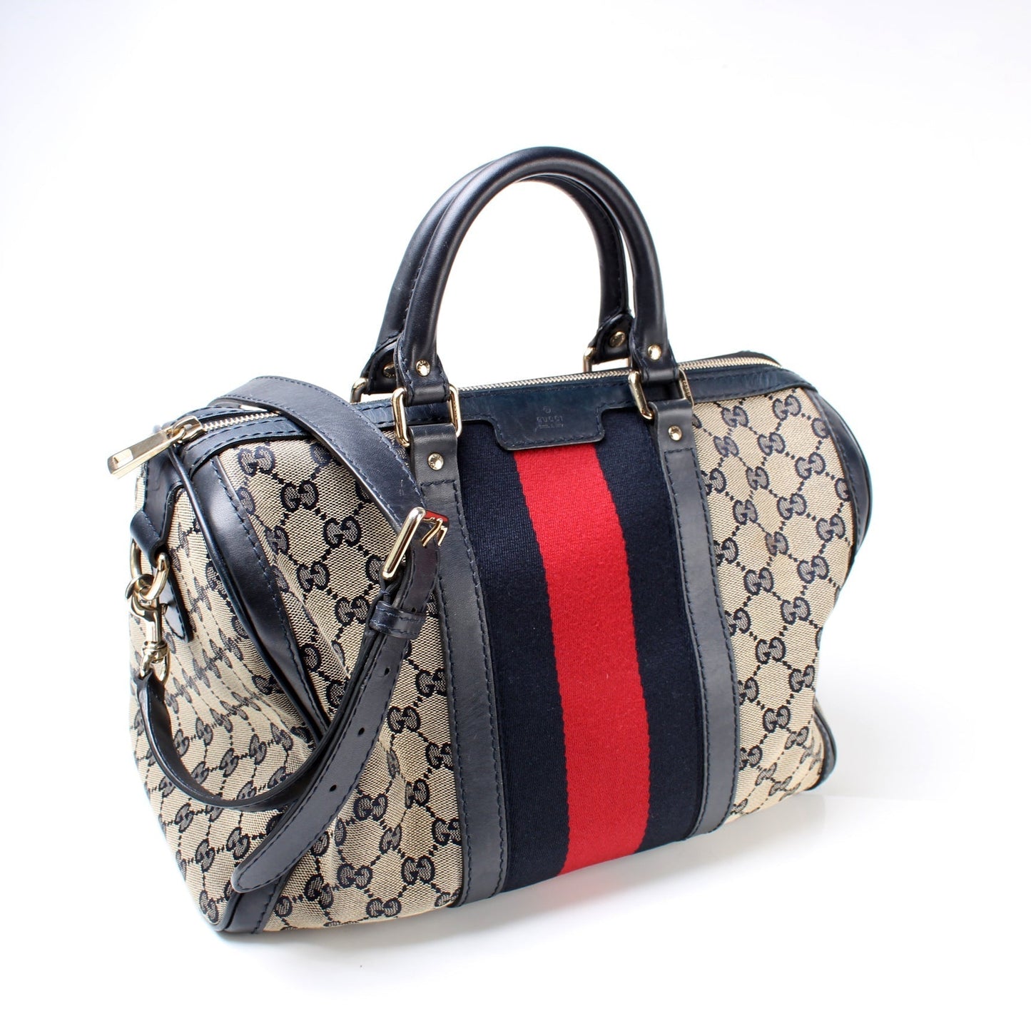 Gucci Boston Canvas Travel Bag Canvas 12