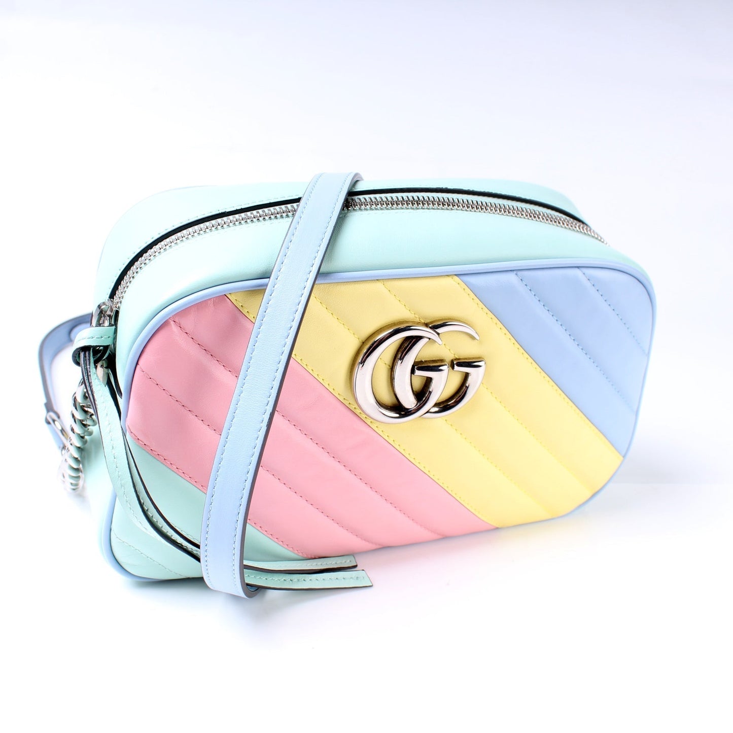 Gucci Marmont Camera Leather Small Crossbody Bag Bag 9