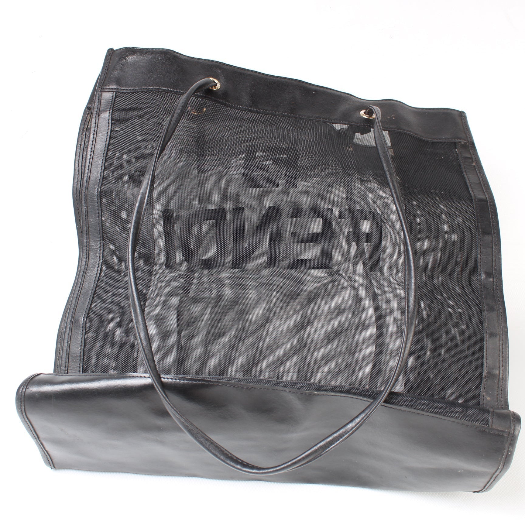 Fendi Mesh Ff Shopping Tote Bag Logo