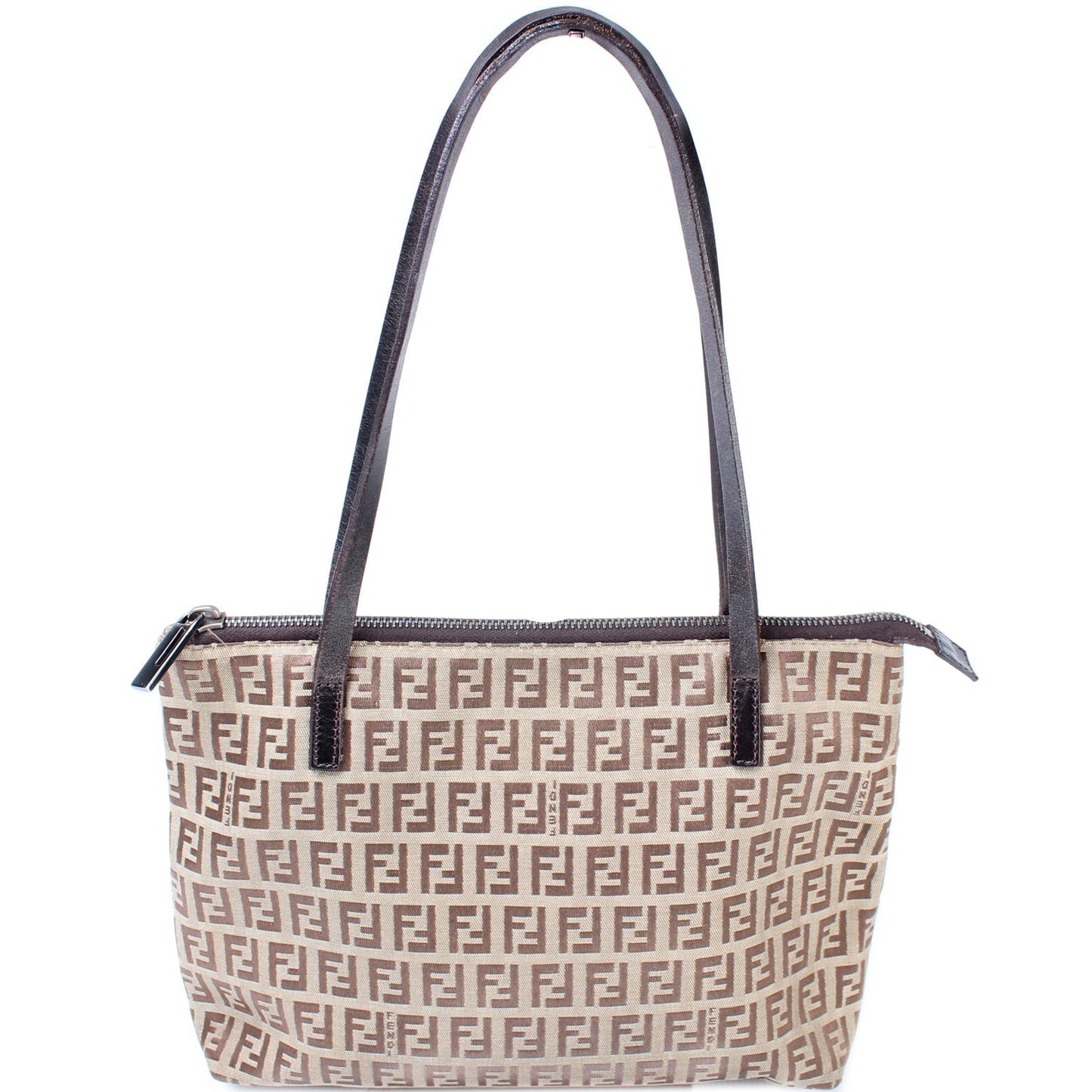 Fendi 8Bh021 Zucchino Tote Bag Small Zip