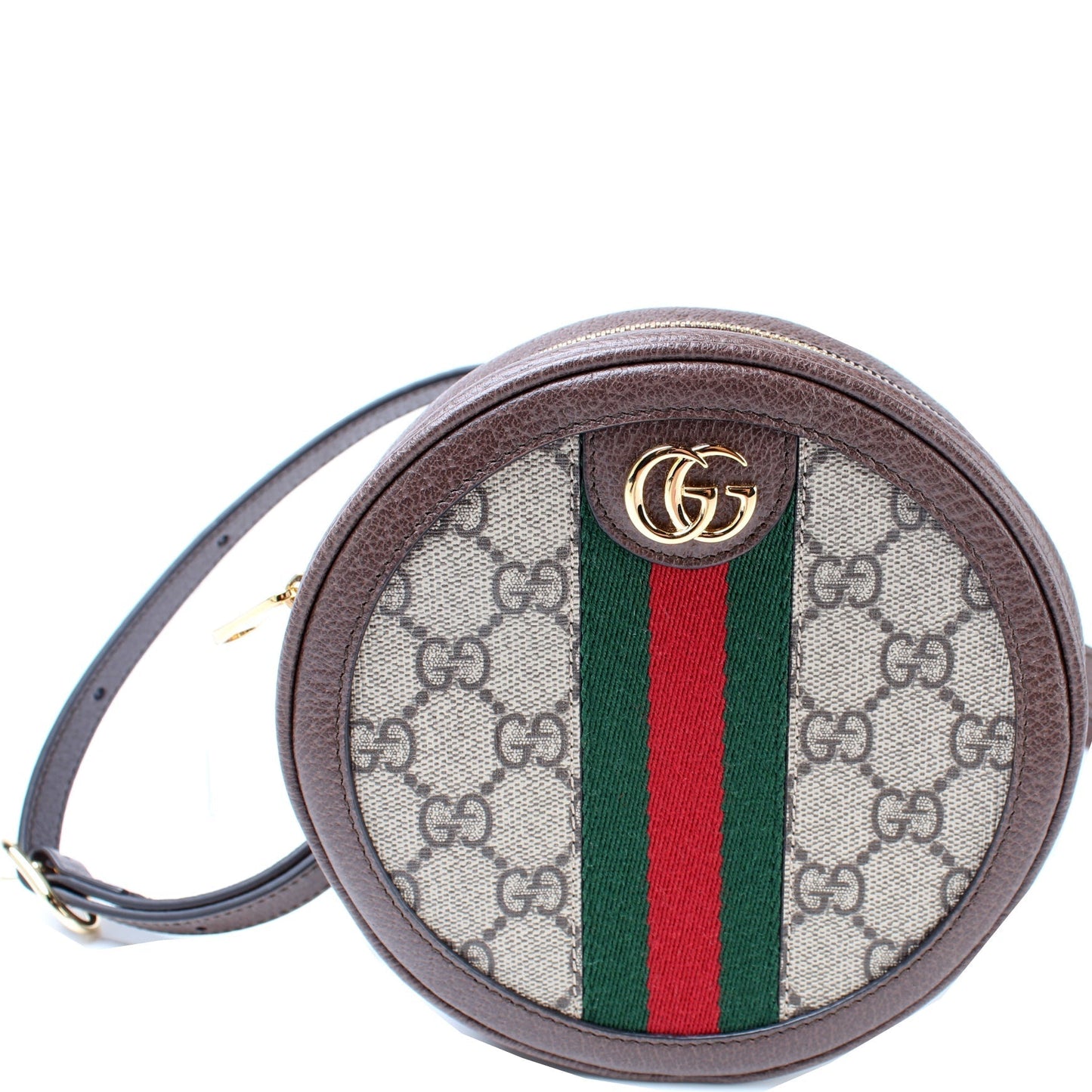 Gucci Ophidia Web Round Backpack Mini