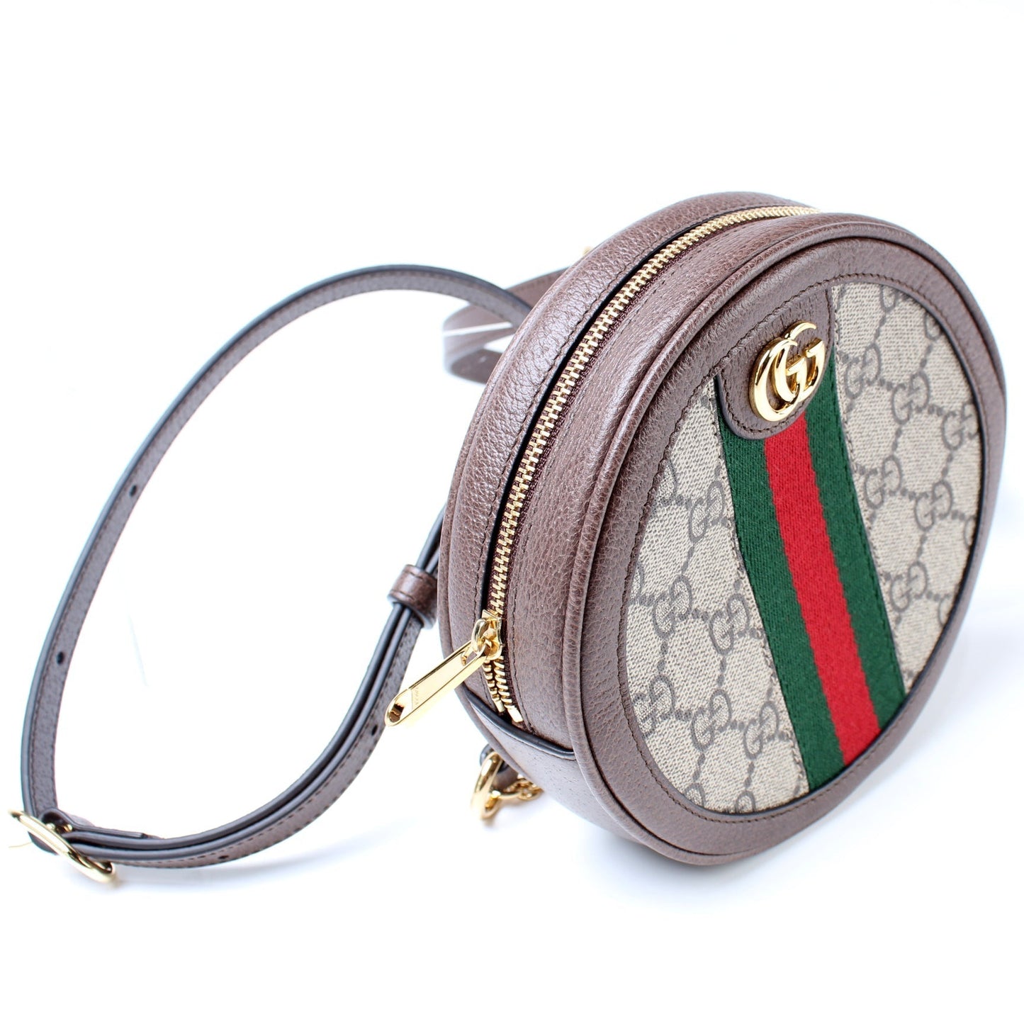 Gucci Ophidia Web Round Backpack Mini