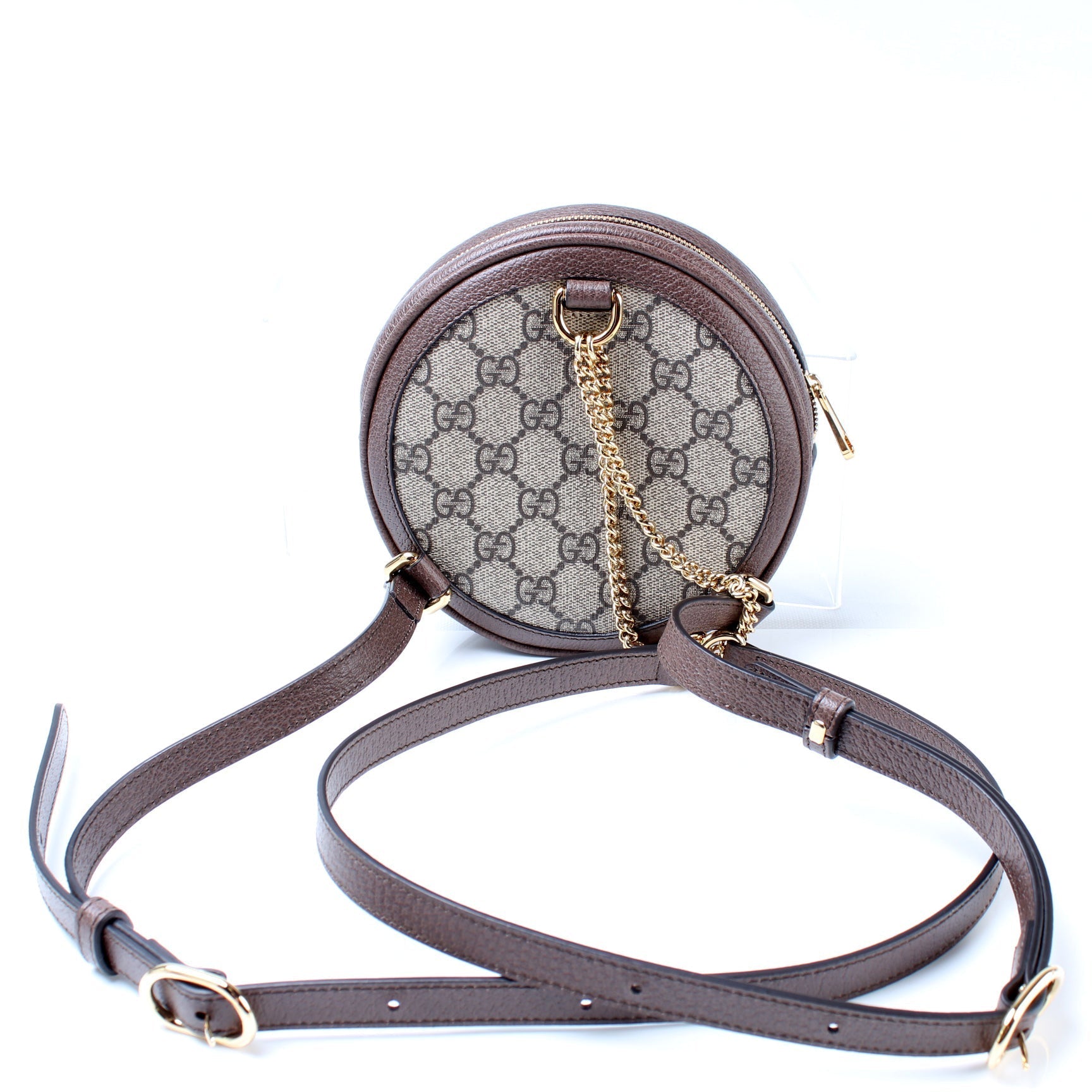 Gucci Ophidia Web Round Backpack Mini