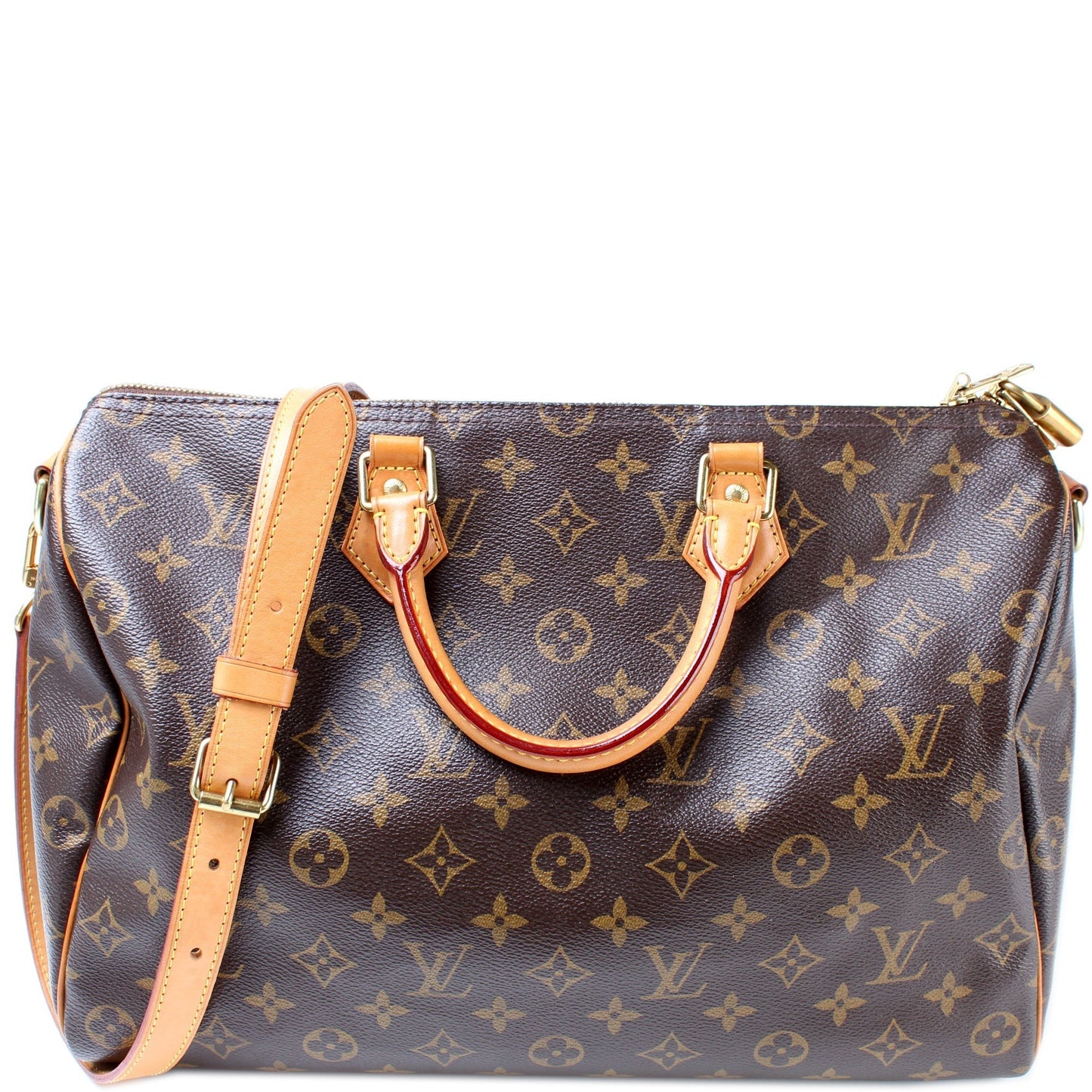 Louis Vuitton Speedy 35 Bandouliere Monogram Handbag Monogram 5