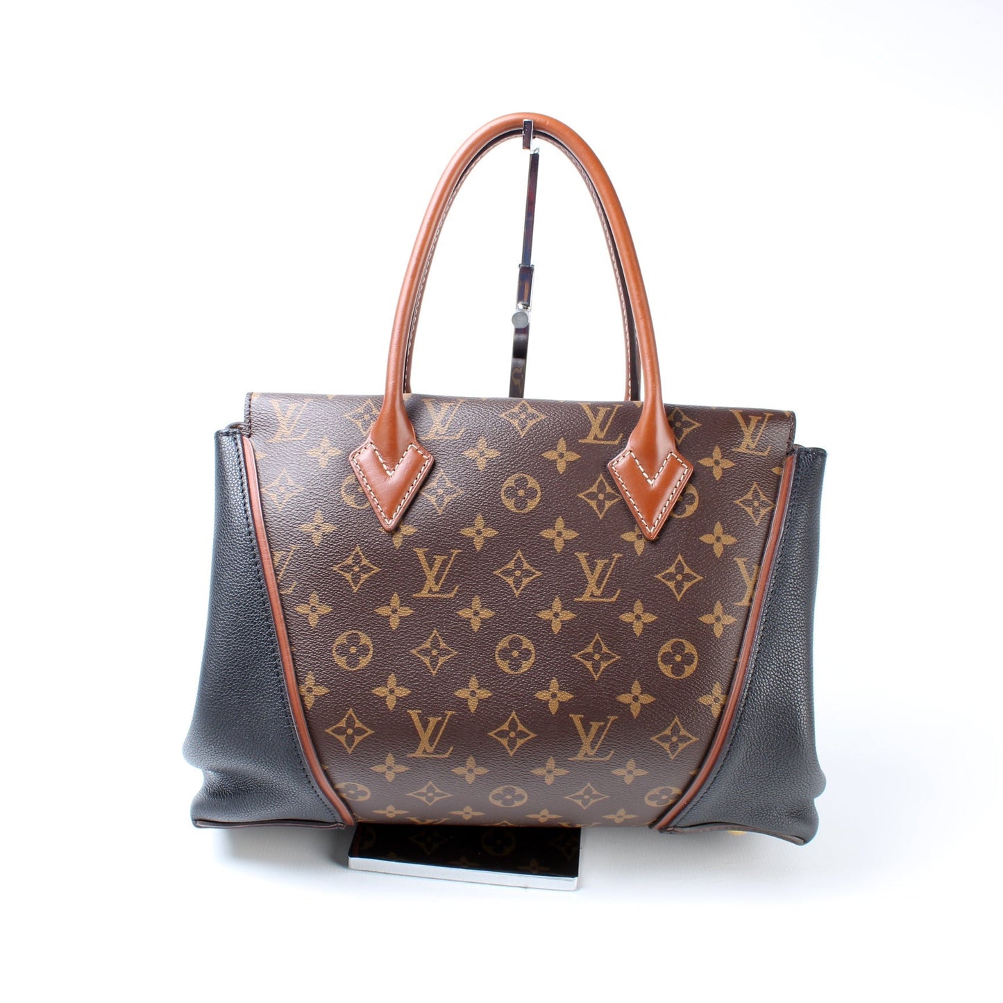 Louis Vuitton W Monogram Leather Tote Bag