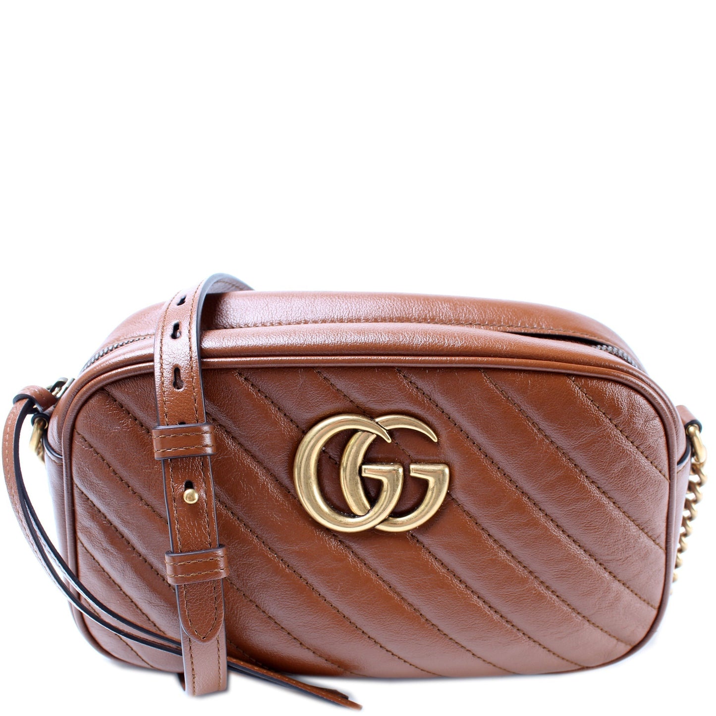 Gucci Marmont Camera Leather Small Crossbody Bag Bag 24