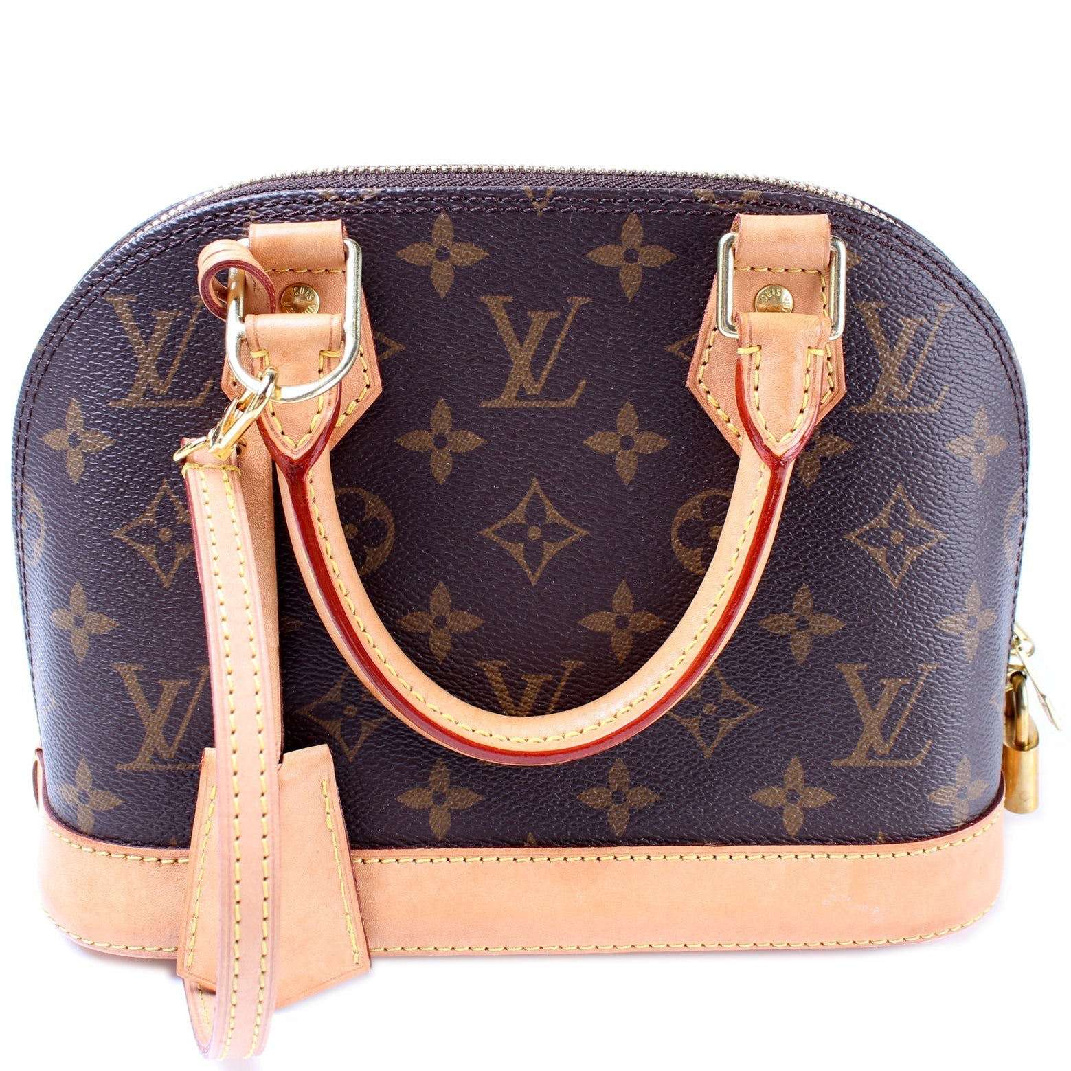 Louis Vuitton Alma BB Monogram Handbag Monogram 7
