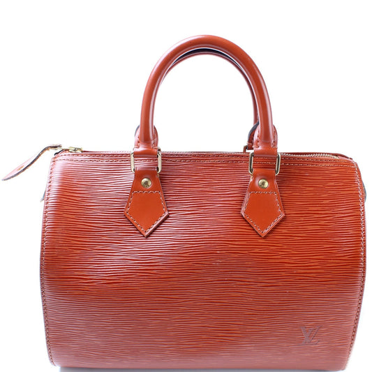Louis Vuitton Speedy 25 Epi Handbag Epi 15