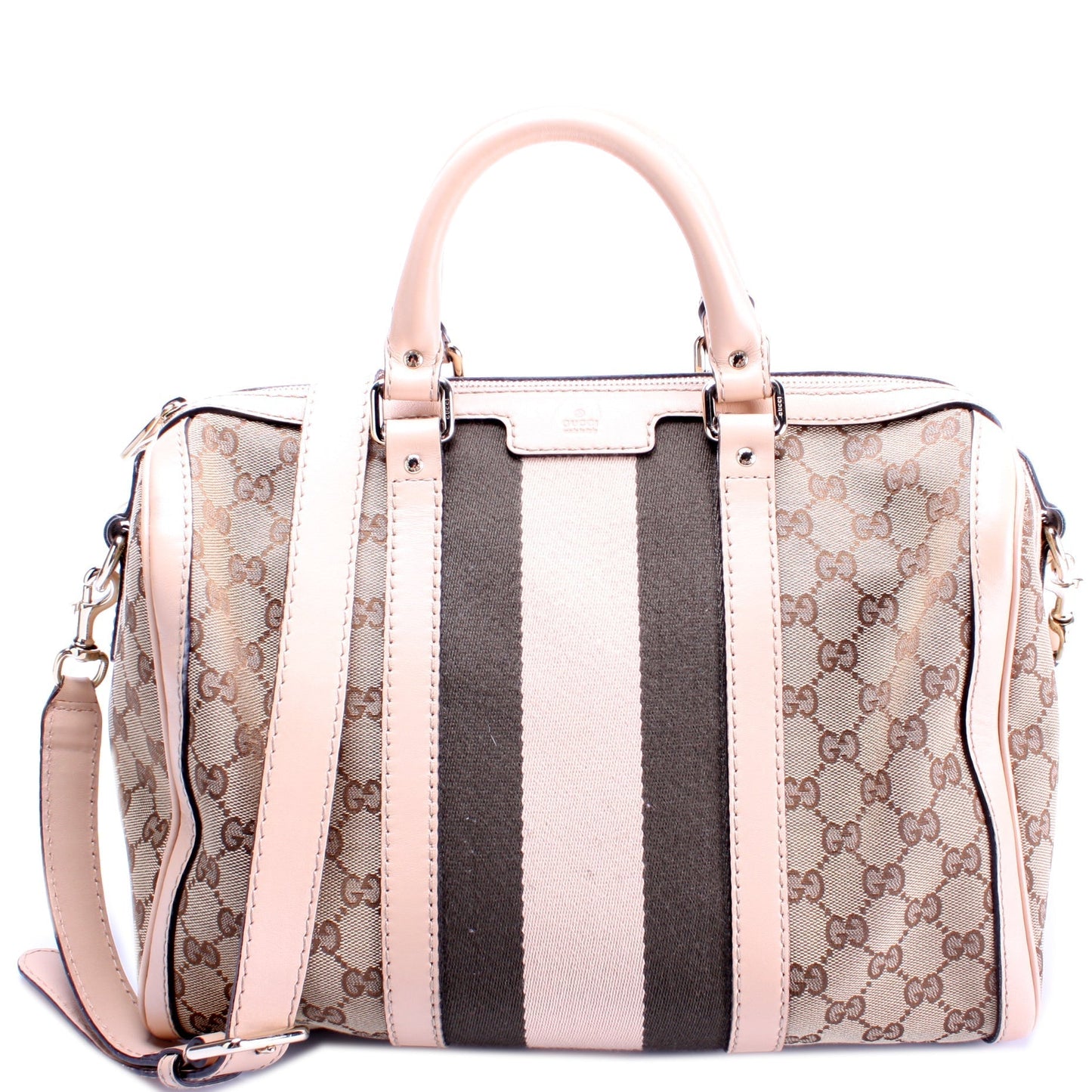 Gucci Boston Canvas Travel Bag Canvas 11