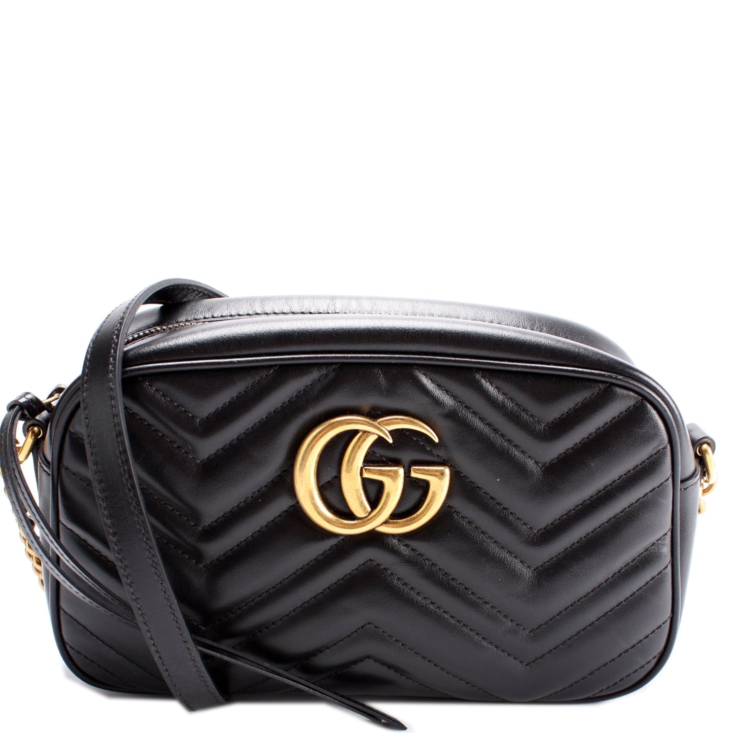 Gucci Marmont Camera Leather Small Crossbody Bag Bag 25