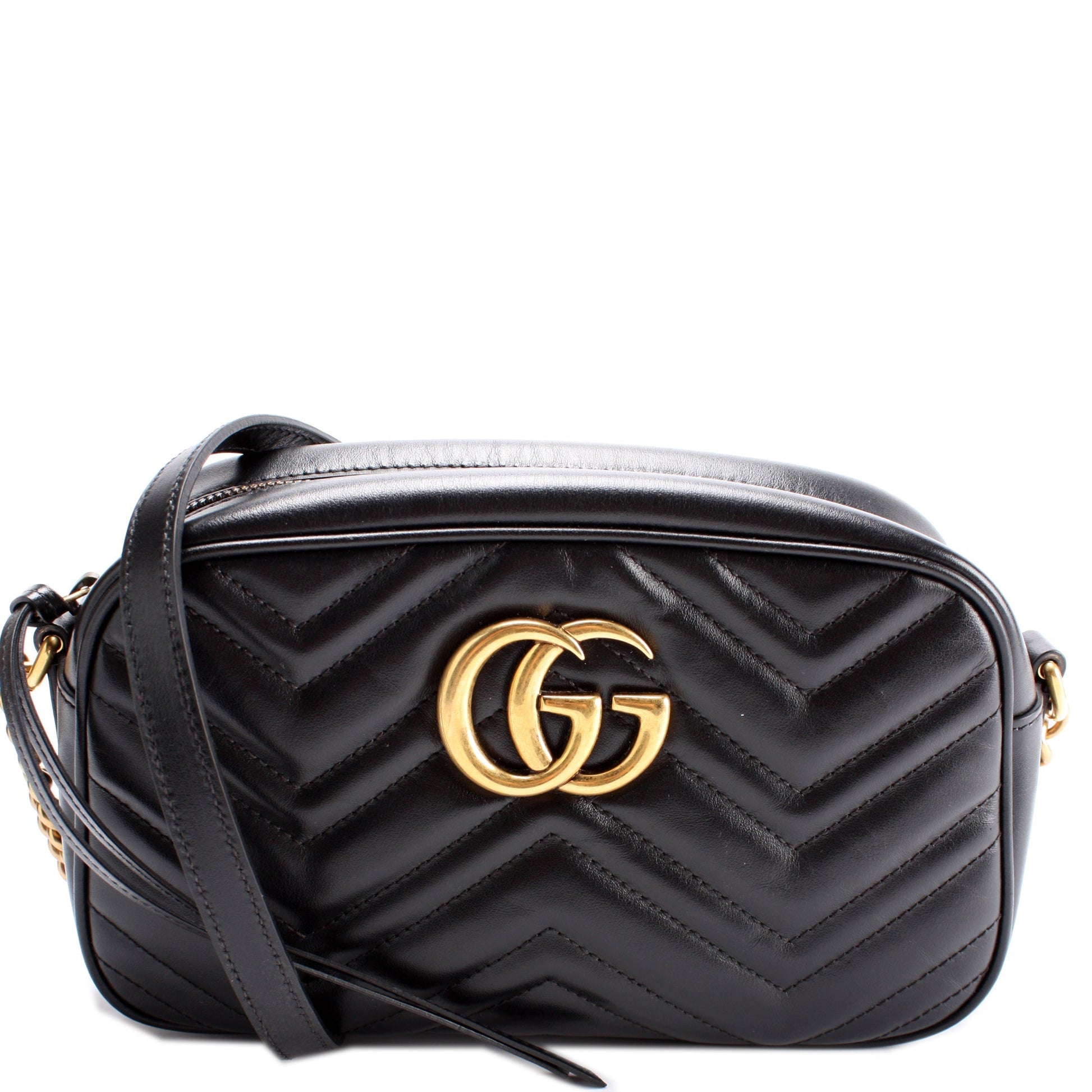 Gucci Marmont Camera Leather Small Crossbody Bag Bag 25