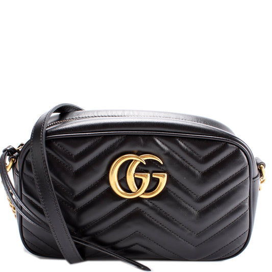 Gucci Marmont Camera Leather Small Crossbody Bag Bag 25