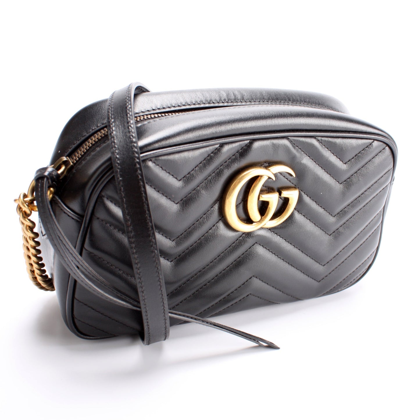Gucci Marmont Camera Leather Small Crossbody Bag Bag 25