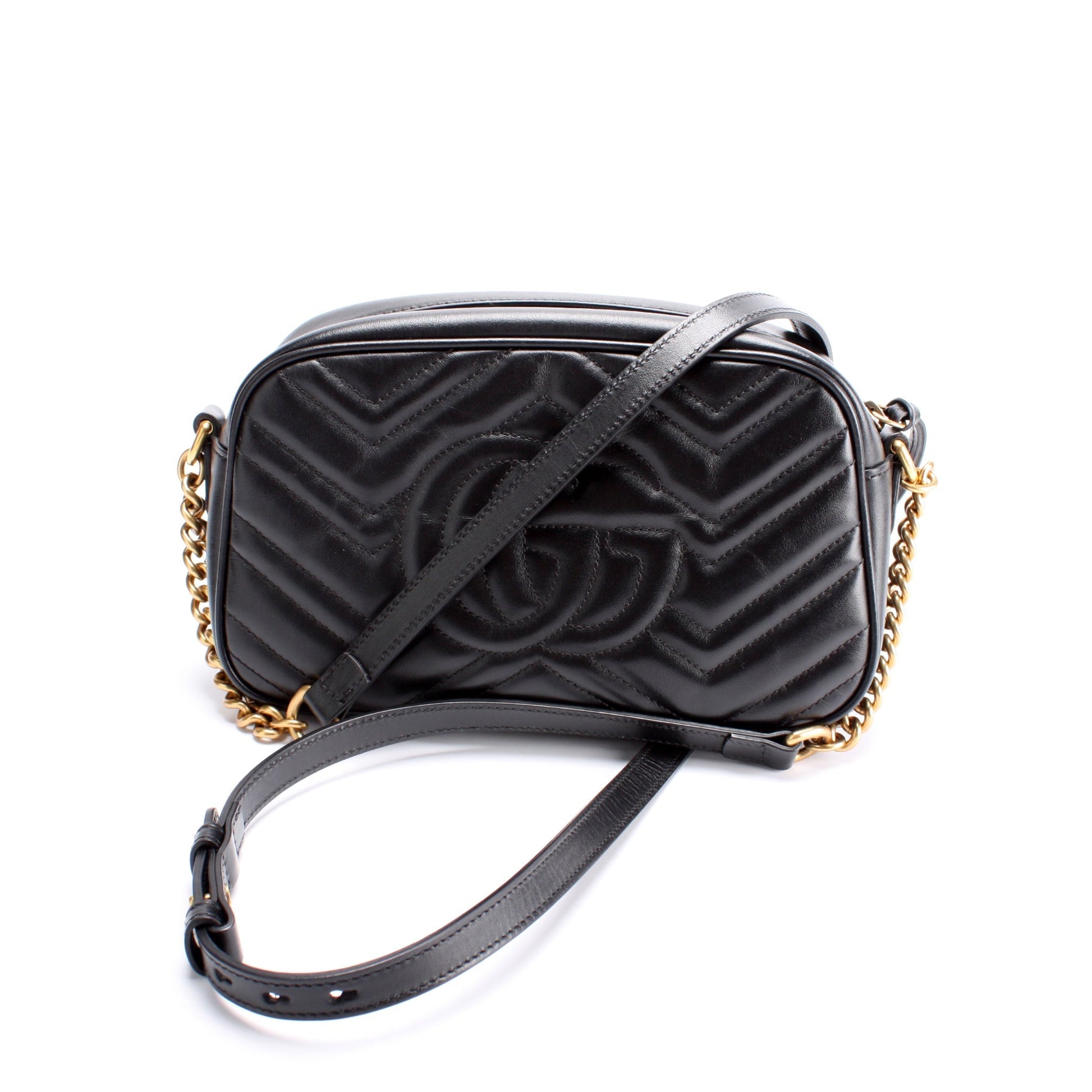 Gucci Marmont Camera Leather Small Crossbody Bag Bag 25