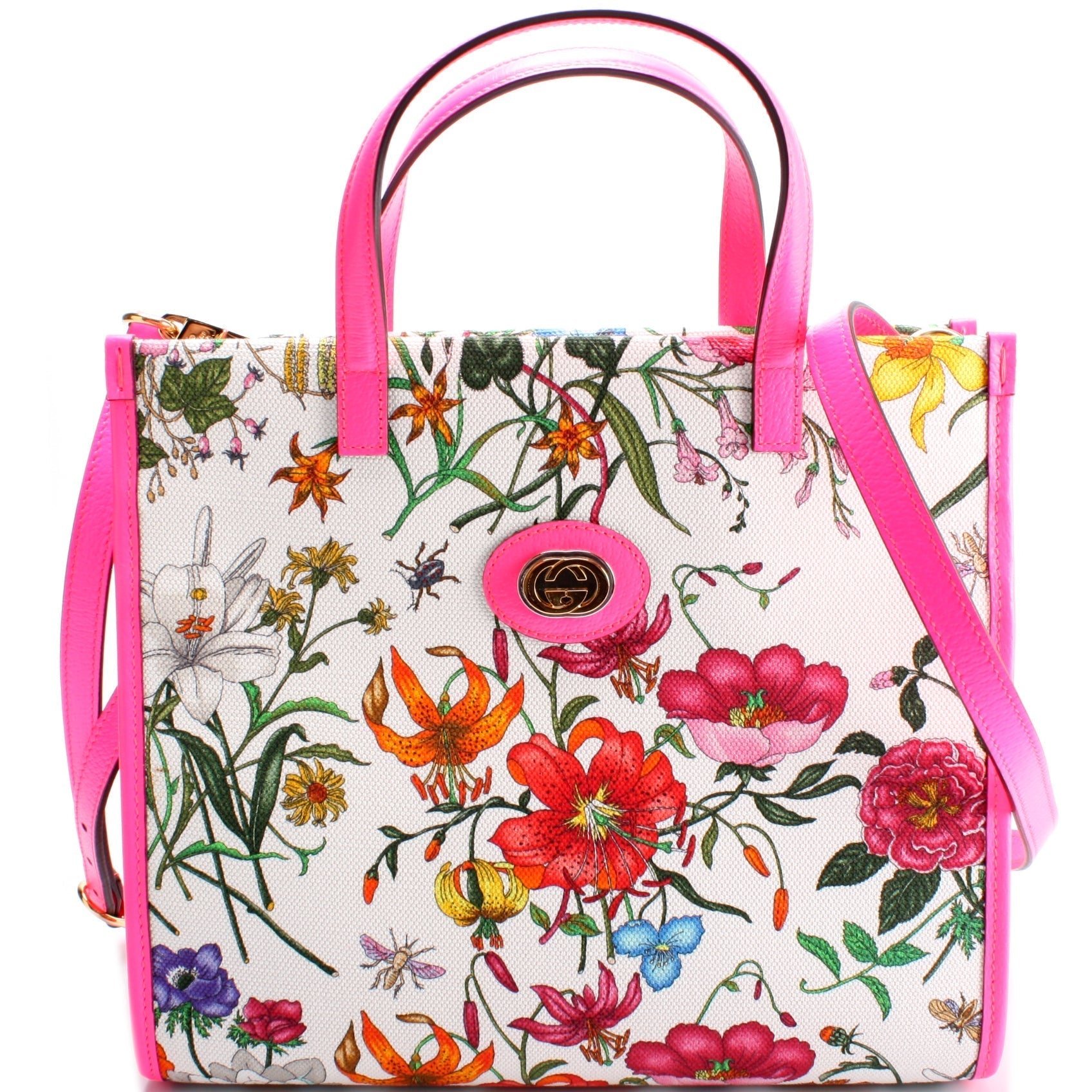 Gucci Flora Canvas Medium Tote Bag Medium 2