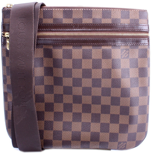 Louis Vuitton Pochette Bosphore Ebene Damier Clutch Bag Ebene 14