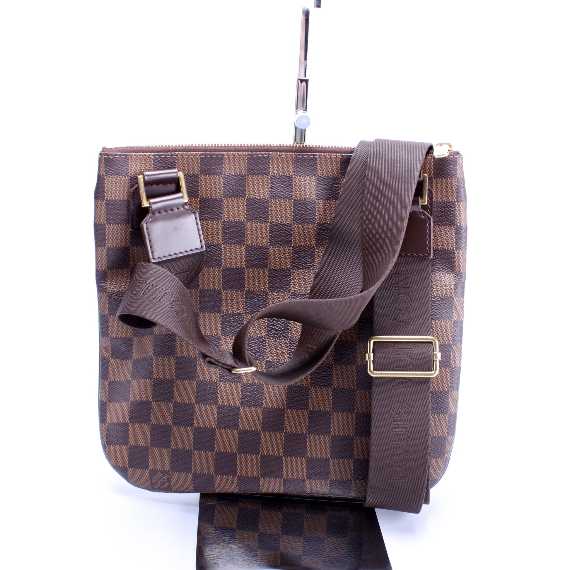 Louis Vuitton Pochette Bosphore Ebene Damier Clutch Bag Ebene 14