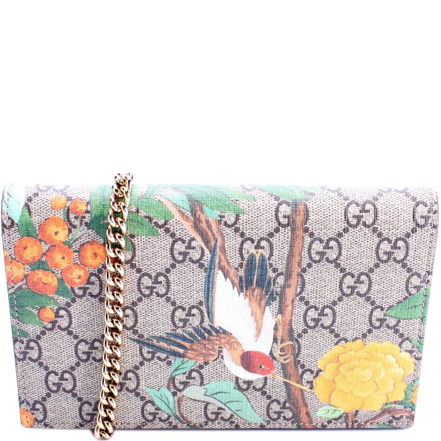 Gucci GG Supreme Tian Mini Chain Travel Bag
