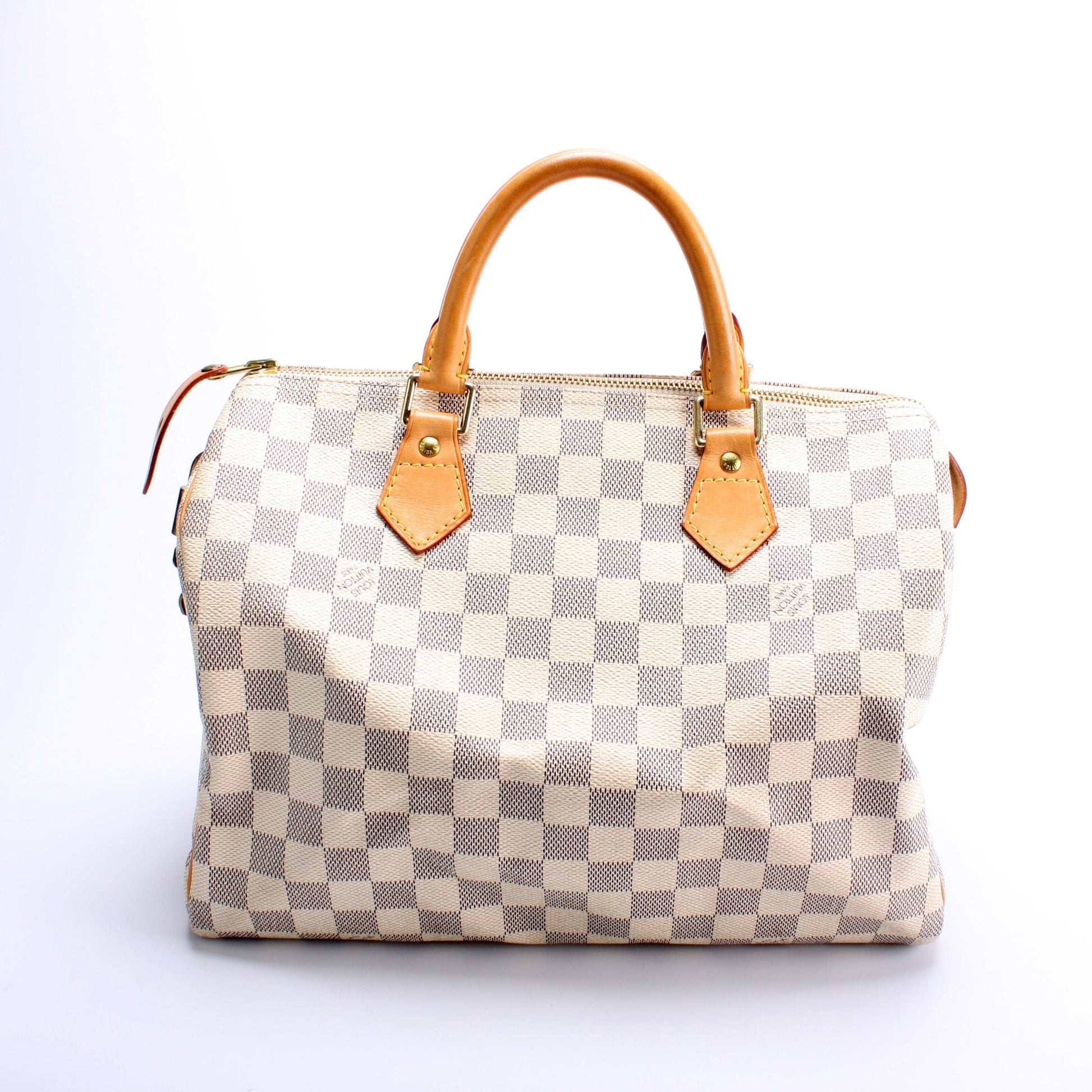 Louis Vuitton Speedy 30 Azur Damier Handbag Azur 36