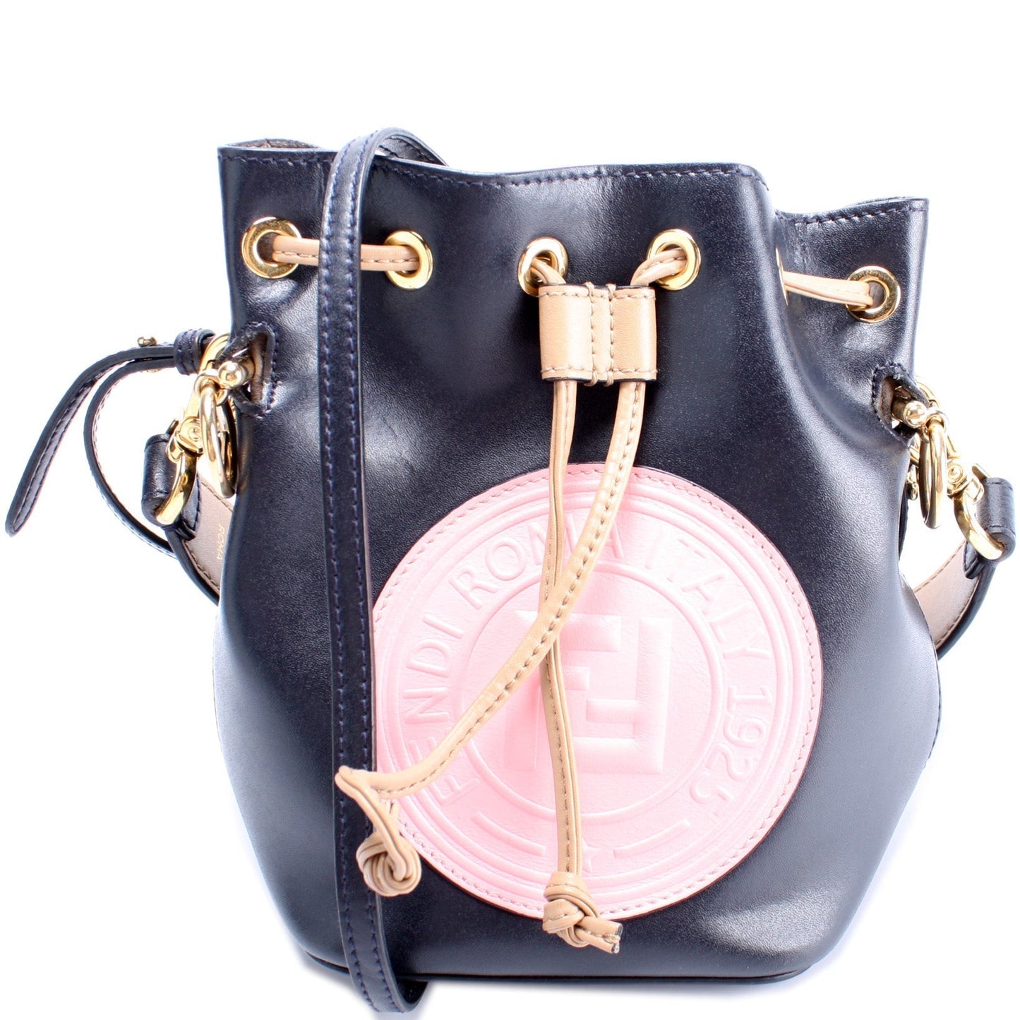 Fendi Mon Tresor Bag Leather Mini Bucket Bucket Bag