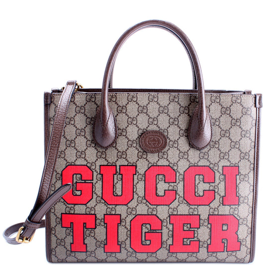Gucci GG Supreme Tiger Tote Bag Tote 1