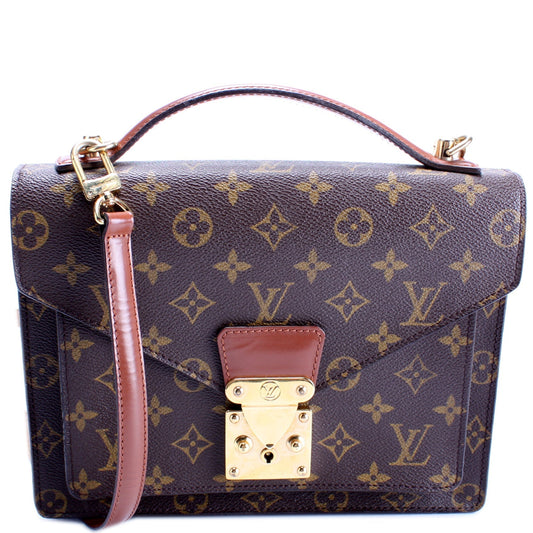 Louis Vuitton Monceau Monogram Handbag Monogram 1